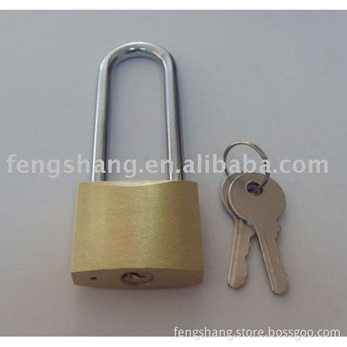 brass padlock